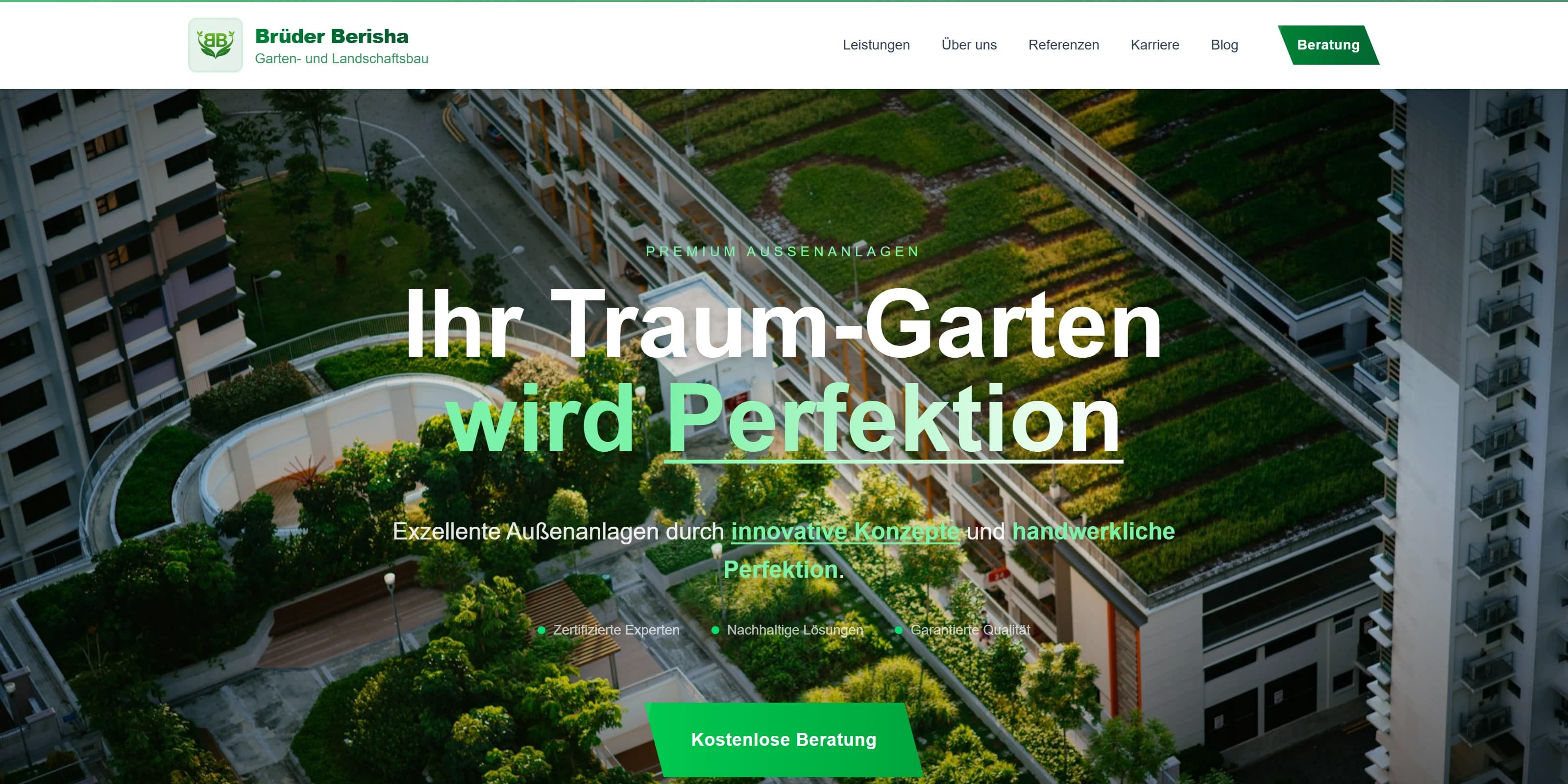 Brüder Berisha business website